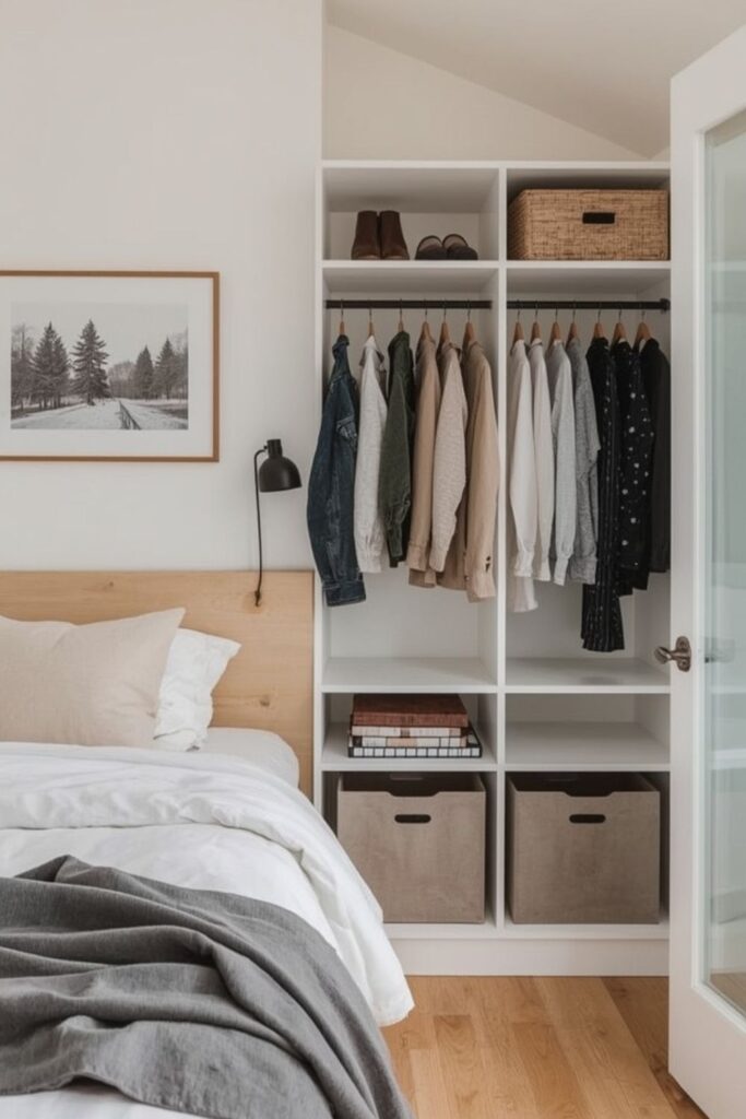Tiny house storage ideas for clothes
