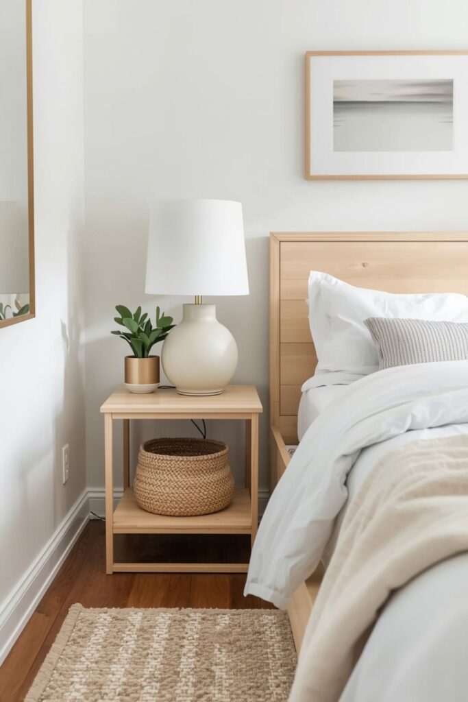 Budget minimalist bedroom reset for a small room