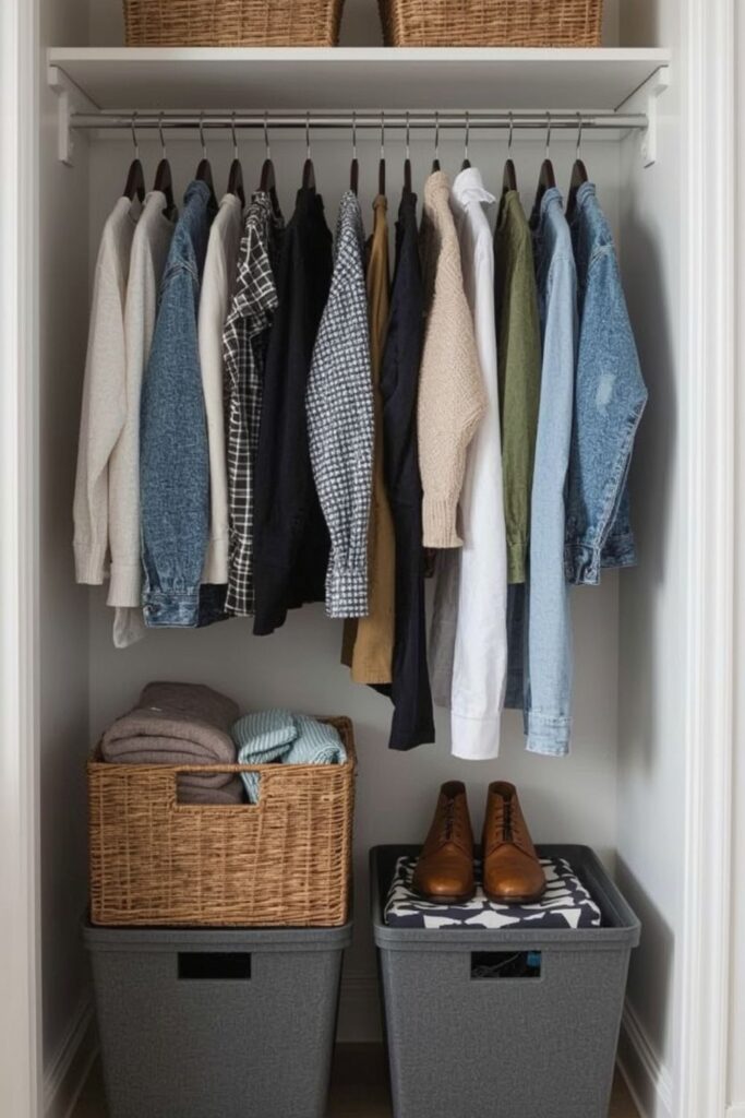 How to Store Clothes Without a Closet or Dresser in Small Homes