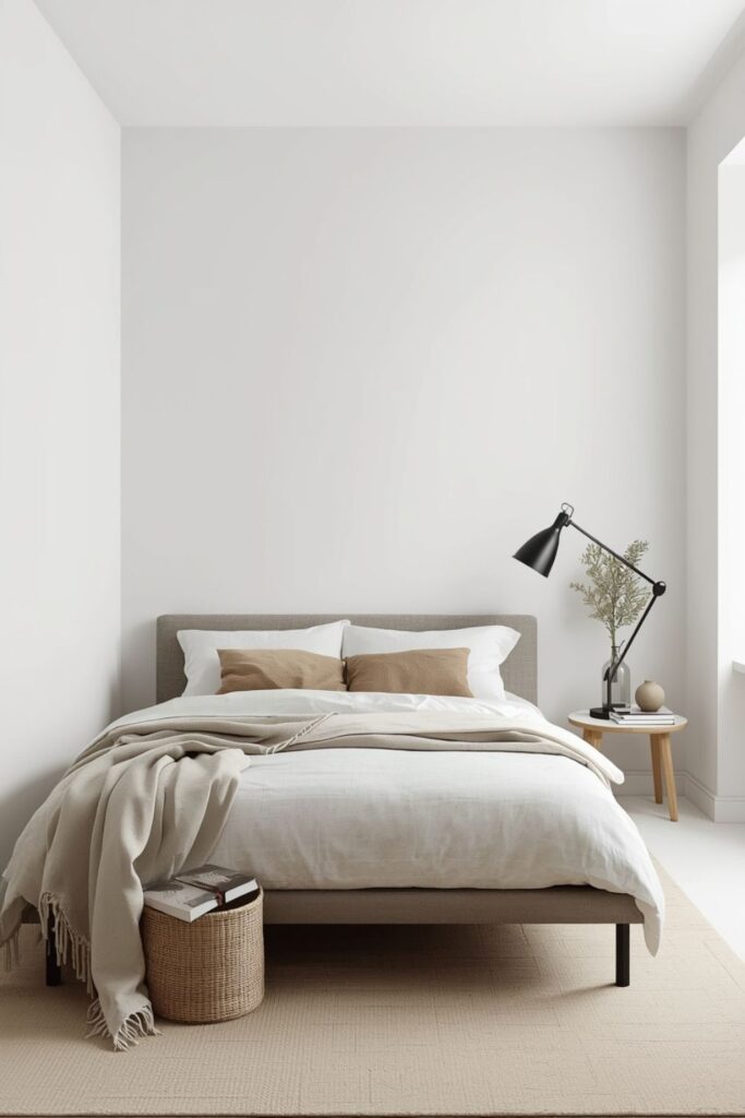 Budget minimalist bedroom reset for a small room