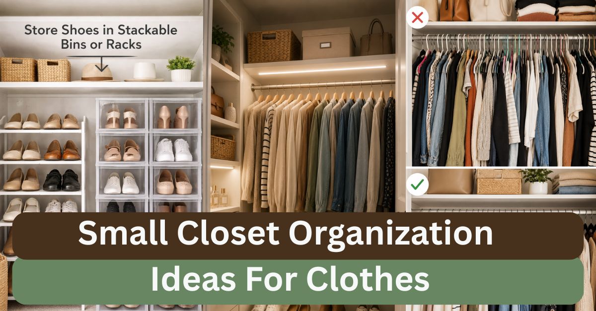 Small Closet Organization Ideas For Clothes